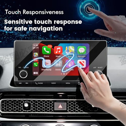 1PC Screen Protector Compatible with Honda Civic Sport LX EX 2022-2025 and CR-V 2023-2025 7-Inch Touchscreen, 11th Gen. Civic Accessories, 9H Anti-Glare Car Radio Tempered Glass Screen Cover - color: Honda Civic/CR-V 2023-2025 2026 CRV 7-Inch