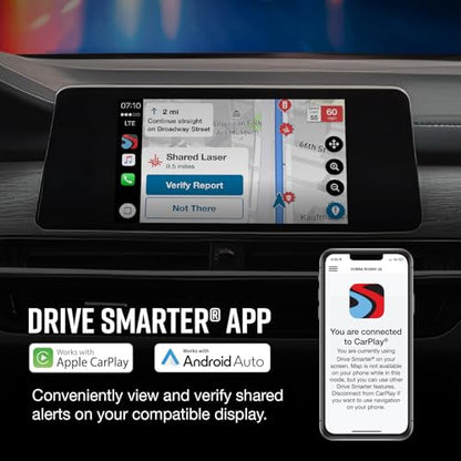 Cobra Smart Dual View Front and Cabin Dash Cam (SC 220C), 360 Alerts - style: Front and Cabin View