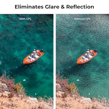 Beschoi 49mm Polarizer Filter 30 Layer Multi-Resistant Nano Coated Circular Polarizing Filter(CPL) with HD Optical Glass/Ultra Slim Frame, Reduce Glare/Enhance Contrast/Reduce Reflection - size: 49mm