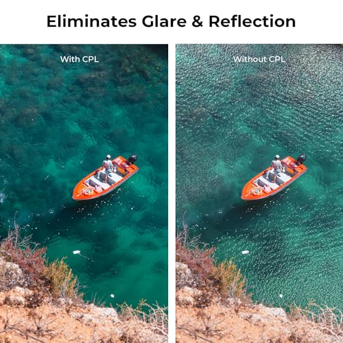 Beschoi 62mm Polarizer Filter 30 Layer Multi-Resistant Nano Coated Circular Polarizing Filter(CPL) with HD Optical Glass/Ultra Slim Frame, Reduce Glare/Enhance Contrast/Reduce Reflection - size: 62mm