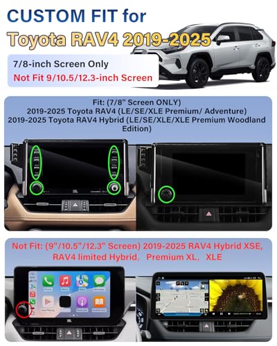 SKYLOTEC 15W Magnetic Charger Phone Holder for Toyota RAV4 2019-2025 - color: Magnetic Wireless Charger, size: 2019-2025 Toyota RAV4 | 7/8-Inch