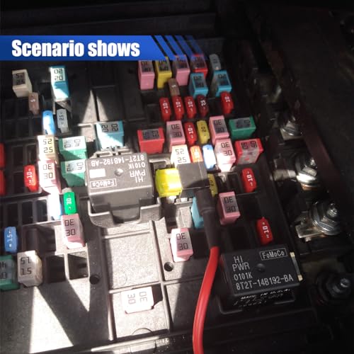 KITUREK 10PCS Micro2 Fuse Tap 12V Car ATR Blade Fuse Holder with 20A Fuse - style: Micro 2