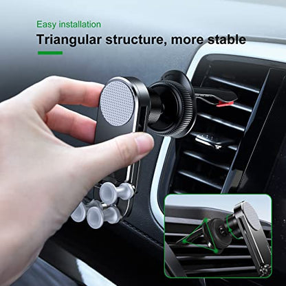 Z Fold 7 Car Mount Accessories, Gravity Linkage, A Vent (Silver) - color: Sliver-V