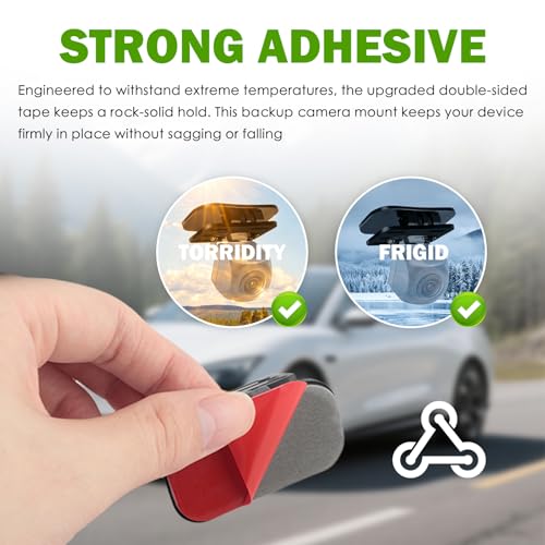 2 Set Car Backup Camera Mount,180° Adjustable Car Rear Dash Cam Mount