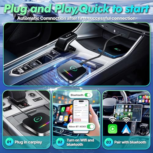 2-in-1 Wireless Carplay Adapter Android Auto Adapter