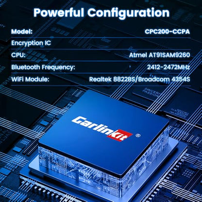 Carlinkit CCPA Wireless CarPlay Adapter for Android Head Unit Only