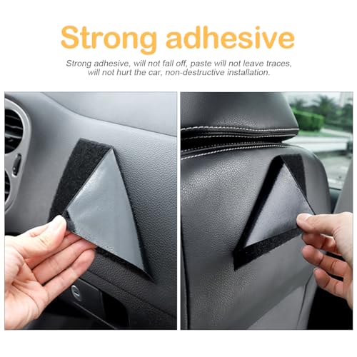 Osilly Car Seat Side Pocket Organizer, PU Leather Pen Phone Sunglasses Holder Tray Pouch Seat Gap Filler, Mini Storage Bag Car Interior Accessories for Auto Seat Door Window Console (Beige)