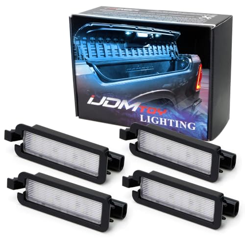 iJDMTOY 4pc 3x Brighter Aqua Ice Blue 18-SMD Full LED RamBox Interior Light Replacement Compatible with Dodge 2019-up RAM 1500, 2020-up RAM 2500 3500 Truck Bed Storage Box - style: Aqua Ice Blue