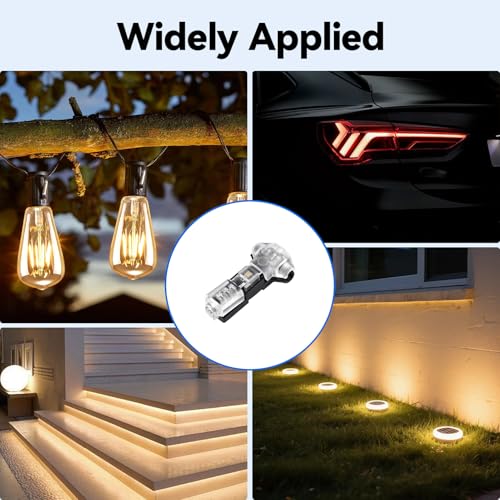 20 Pcs T-Tap Wire Connectors, 3-Way 1-Pin, 18-22 AWG - color: 1 PIN