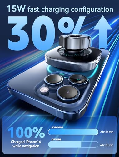 Cup Phone Holder Wireless Charger, Magnetic Phone Holder Car Wireless Charger, Fast Charging for iPhone 17/17 Air/17 Pro/17 Pro Max, Galaxy - Black - style: Magnetic Wireless Charger