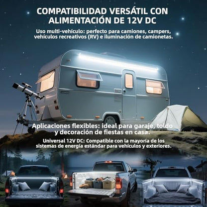 Truck Bed Lights - 3PCS 60" 270 LED Bed Light Strip Kit, Waterproof with On/Off Switch & Splitter, 6000K Cool White LED Lights for Pickup Truck, SUV, RV, Boat - color: 3PCS truck bed lights （White）