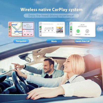 OTTOCAST U2-AIR Wireless CarPlay Adapter for iPhone,Retains Factory Control