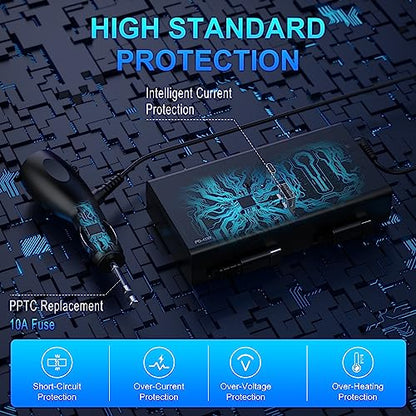 Multi Car Retractable Backseat Car Charger 5 in 1 Car Charging Station Box for iPhone/Samsung, 60W Cigarette Lighter Adapter Uber Taxi Lyft Turo Share Ride Customer Charging Dock Attach to Headrest