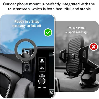 Car Phone Mount for 2023-2025 2026 Honda HR-V / 2023-2025 2026 Honda CR-V, Fits 7/9-Inch Touchscreen Only, for MagSafe Magnetic Car Phone Holder, Honda HR-V/CR-V Accessories - size: 23-26 CR-V & HR-V (7 & 9 inch screen only)