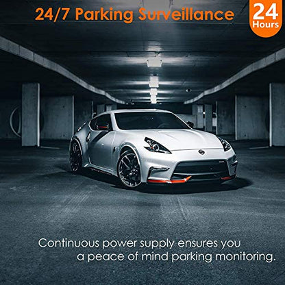 Gebildet Dash Cam Hardwire Kit, Mini USB Port, DC 12V - 24V to 5V/2.5A Max Car Charger Cable kit with Fuse, Low Voltage Protection for Dash Cam Cameras - style: Mini USB with 2 Wire