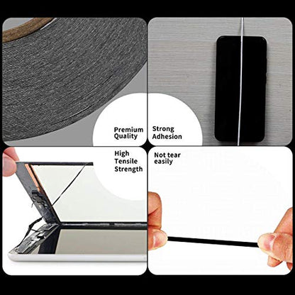 Kaisiking 2mm LCD Repair Tape for Phone Screen, Adhesive Tape with 1 Tweezers for Cell Phone, iPad, Tablets, Laptops, Camera - size: 1pc 2mm
