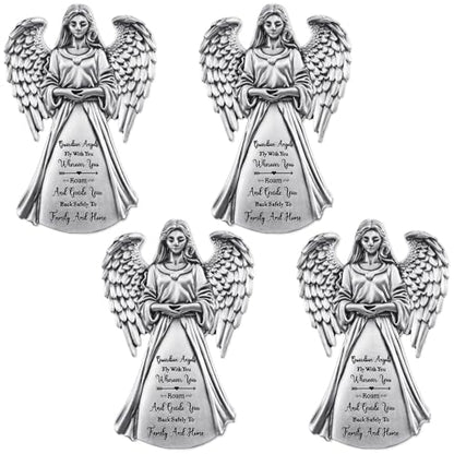 BBTO 2 Pcs Guardian Angel Visor Clips for Cars, Travel Blessing