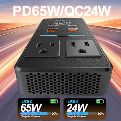 300W 자동차 전원 인버터 12V - 110V 자동차 콘센트 어댑터