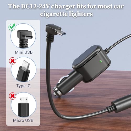 USB Car Charger for Garmin Truck GPS Nuvi, Drive, DriveSmart Power Cord