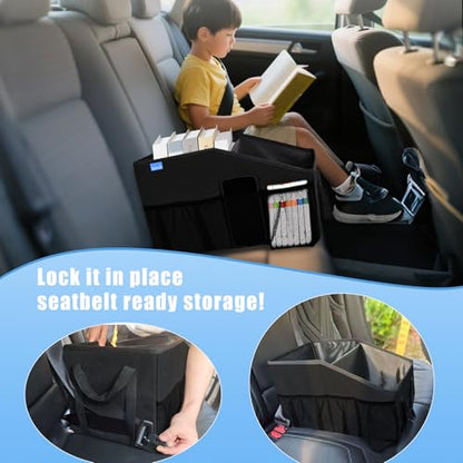 Smof Car Organizer- Car Seat Organizer for Front Seat Back Seat - color: Black