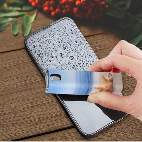 WIRESTER Screen Cleaner Spray Kit, All-in-One Spray and Wipe Cleaner, Touchscreen Mist Cleaner for Cell Phones, Tablets, iPad, Computer, Laptop, TV and Car Screens - Seashells On The Beach - color: Seashells On The Beach