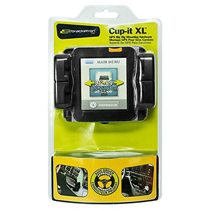Bracketron Cup-iT XL Car Truck Cupholder Mount Holder Cradle Garmin Nuvi TomTom Via Go Magellan DashCam Navigator Smartphones BT1-515-1 , Black