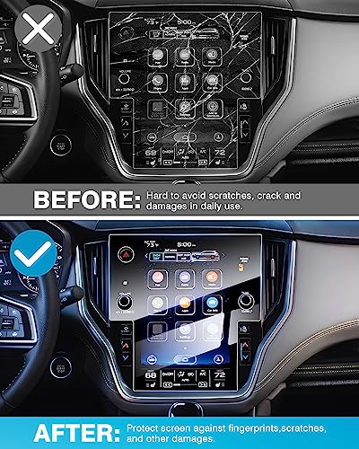 Karltys Screen Protector for 2025-2020 Subaru Outback Legacy 11.6 inch [No Glare & Fingerprint] Tempered Glass Subaru Outback Legacy Accessories - size: 11.6"Subaru Outback Legacy 2025-2020