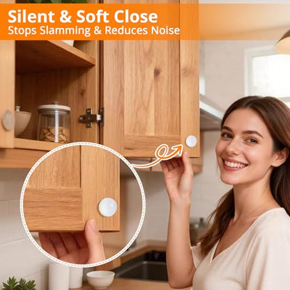 CHUNZEXI 400 PCS Clear Cabinet Door Bumpers, 3/8 Inch Round Rubber Pads - size: 400 PCS ⅜"（10mmx3mm）