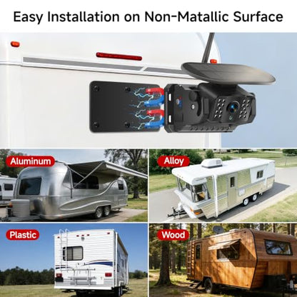 Metal Plate for Wireless Magnetic Backup Camera Mounting Base