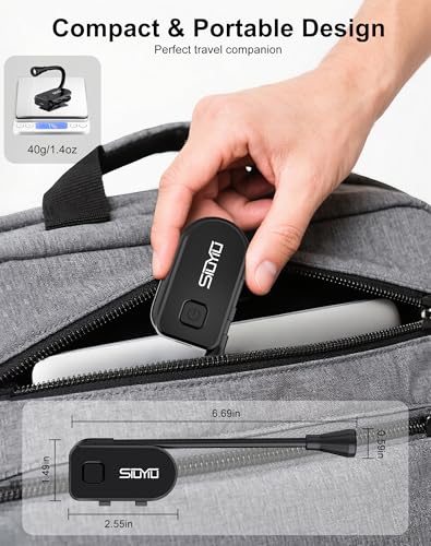 Book Lights for Reading at Night, 80 Hrs, USB-C Rechargeable - size: S-CX008