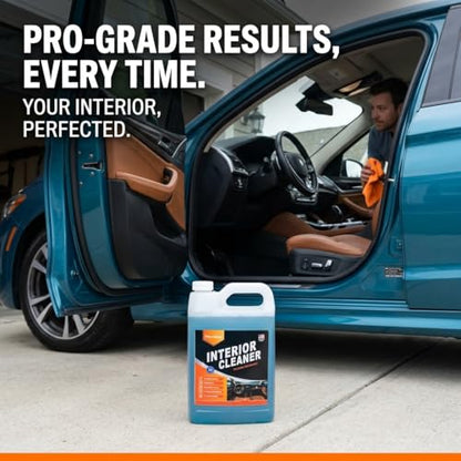 Magic Finish Interior Cleaning Spray (1 Gallon) – All-in-One Car Cleaner Spray for Seats, Dashboards & Consoles – Fast-Acting Car Cleaning Supplies for Rubber, Plastic, Carpet & Upholstery - size: 128 Fl Oz (Pack of 1)