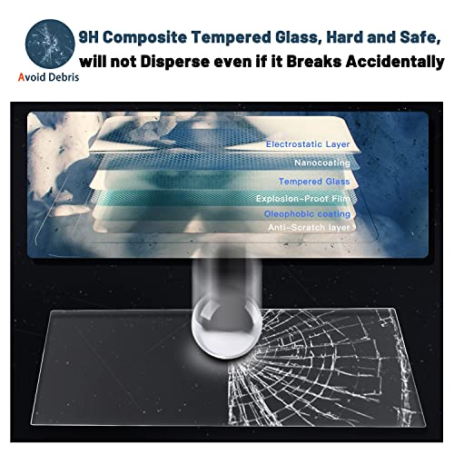Ruiya 2025 CX5 Screen Protector for Mazda CX5 2025 Accessories 9HD Anti-glare Scratch Tempered Glass Compatible with 2021 2022 2023 2024 2025 Mazda CX5(10.25") - color: 2021-2025 Mazda CX5 10.25-inch