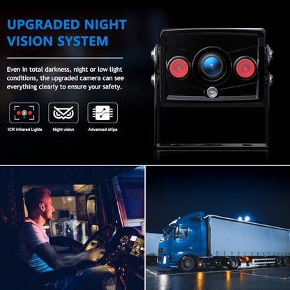 Wired RV Backup Camera, 7" 1080P IPS Monitor & Rear View Camera - size: 1 Camera