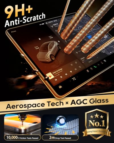 LFOTPP For 2023-2025 RAV4 Screen Protector 8" for RAV4 (LE/SE/XLE/XLE Premium/Woodland) accessories 8 inch Touchscreen 9H Glass Infotainment Touch Screen Anti-Fingerprint-HD