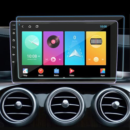 Car Screen Protector, Anti Fingerprint Dash Protector 9 Inch Tempered Glass Film for Daily Commute Road Trips Family SUV Truck Drivers - size: 9 Inch