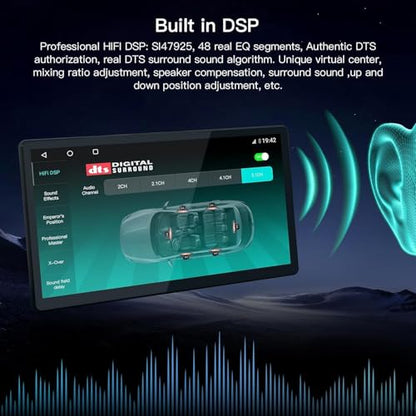 13.2" Android 13 Car Stereo for Toyota RAV4 2019-2022 Radio Upgrade