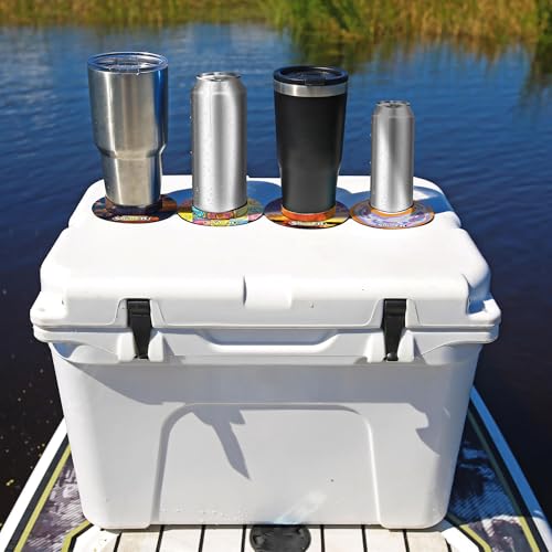 L'il Sucker Suction Rings Suction Cup Holder Anti-Spill Can Drink Holder for Boats, Trucks, ATVs, Home & Outdoors - Prevent Spills with Our Non Slip Cup Coaster - National Parks Pack of 2 - color: National Parks