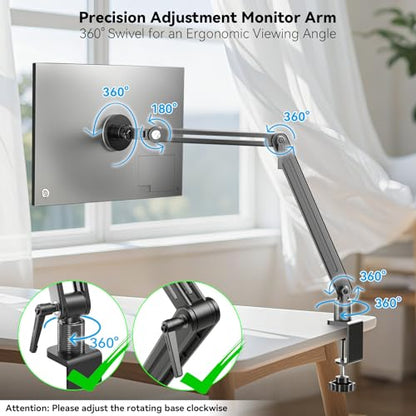 Magnetic Portable Monitor 75mm VESA Mount Arm Screen Holder Stand Clamp