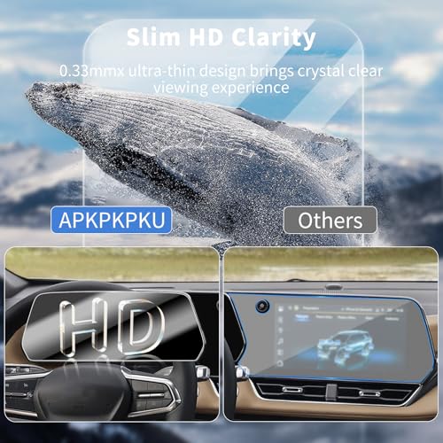 HD for Chevy 2026 Equinox EV LT1/LT2 17.7"+11" Touchscreen Protector Film - color: for 25-26 Chevy Equinox Set HD