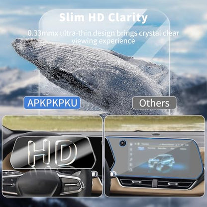 HD for Chevy 2026 Equinox EV LT1/LT2 17.7"+11" Touchscreen Protector Film - color: for 25-26 Chevy Equinox Set HD