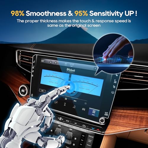 For 2025 2026 Jeep Grand Wagoneer Screen Protector(2pcs) 2022-2026 Grand Wagoneer (Base/Series/Obsidian) 12 Inch Navi Touchscreen [Nano Film]Grand Wagoneer Accessories Anti Scratch HD Touch Sensitive - color: Jeep Grand Wagoneer 2022-2026 12 Inch Navi 2Na