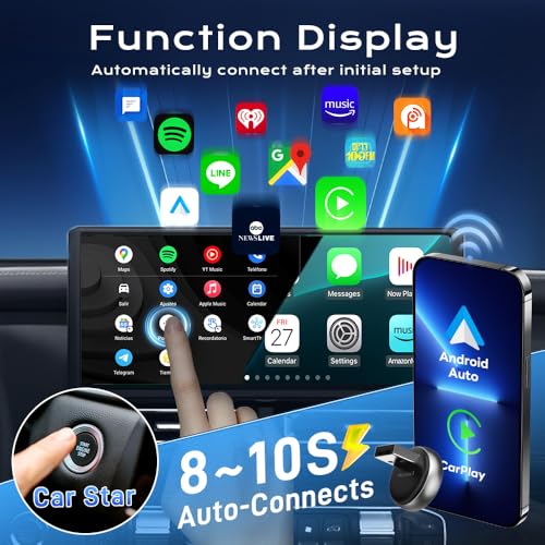 Carlinkit MINI Ultra 3 Wireless CarPlay Adapter for iPhone & Android Phone