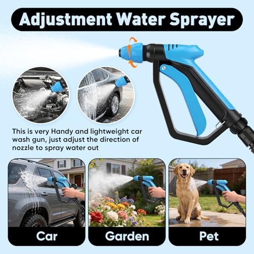 MYPIN Upgraded Car Wash Foam Gun, Foam Cannon, NEW Handle for Car Cleaning - style: Upgraded Handle Car Wash Foam Gun
