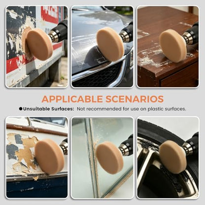 ANGELSWORD Eraser Wheel, Decal Remover/Sticker Remover/Adhesive Remover Wheel, Soft Rubber for Cars, Trucks, Boats, Motorcycles and Windows