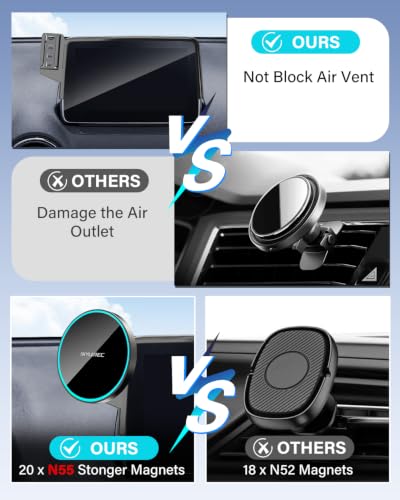 SKYLOTEC Magnetic Charger Cell Phone Holder for Mazda CX5 2026 Phone Mount - color: Magnetic Wireless Charger, size: 2026 Mazda CX5 | 12.9-Inch