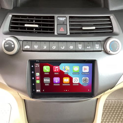 Scosche HA1707DGB Double or Single DIN Radio Install Dash Kit Compatible with Select 2008-15 Honda with Single Zone Climate Control - Aftermarket Car Stereo Installation Kit - See Fit Guide in Images - style: Dash Kit