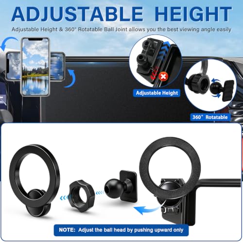 Magnetic Car Phone Holder for Toyota Camry XLE/XSE 2025-2026 Accessories - size: For Toyota 2025+ Camry 12.3-inch