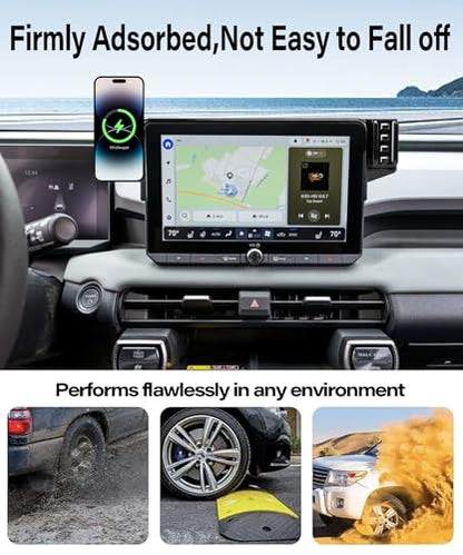 Car Phone Mount for 2026 Toyota RAV4/RAV4 Hybrid 10.5" Screen Accessories - size: fit for 2026 Toyota RAV4 (10.5 Inch Screen)