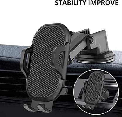 Car Phone Holder Mount Dashboard/Air Vent/Windshield for Moto Motorola G Power 2022 2021 /G Pure/G 5G/Edge 2021/One 5G Ace/G7 Z4 Z3/E 2020 E6,LG Velvet Wing,K92 K51 Q70,Stylo 6 5,V60 G8 G8X V40 Thinq