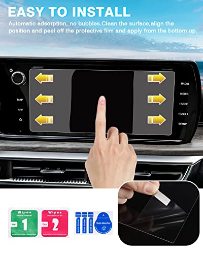 Karltys [Upgrade 2 Pack Screen Protector for 2021-2024 Kia K5 10.25 Inch [No Glare & Fingerprint] Tempered Glass Kia K5 for Models GT-Line/LXS/EX/GT Accessories - size: 10.25 Inch 2021-2024 Kia K5 LXS/EX/GT